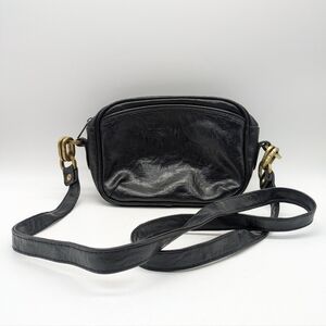 Vintage Gianni Black Leather Purse